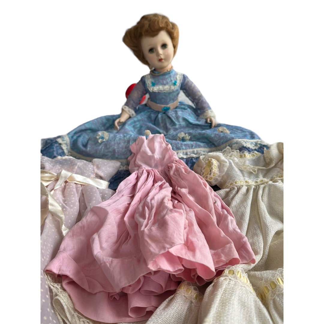 Vintage 16 #39 #39 Doll With 4 Vintage Dresses Amazing Deal Vintage Lot Etsy