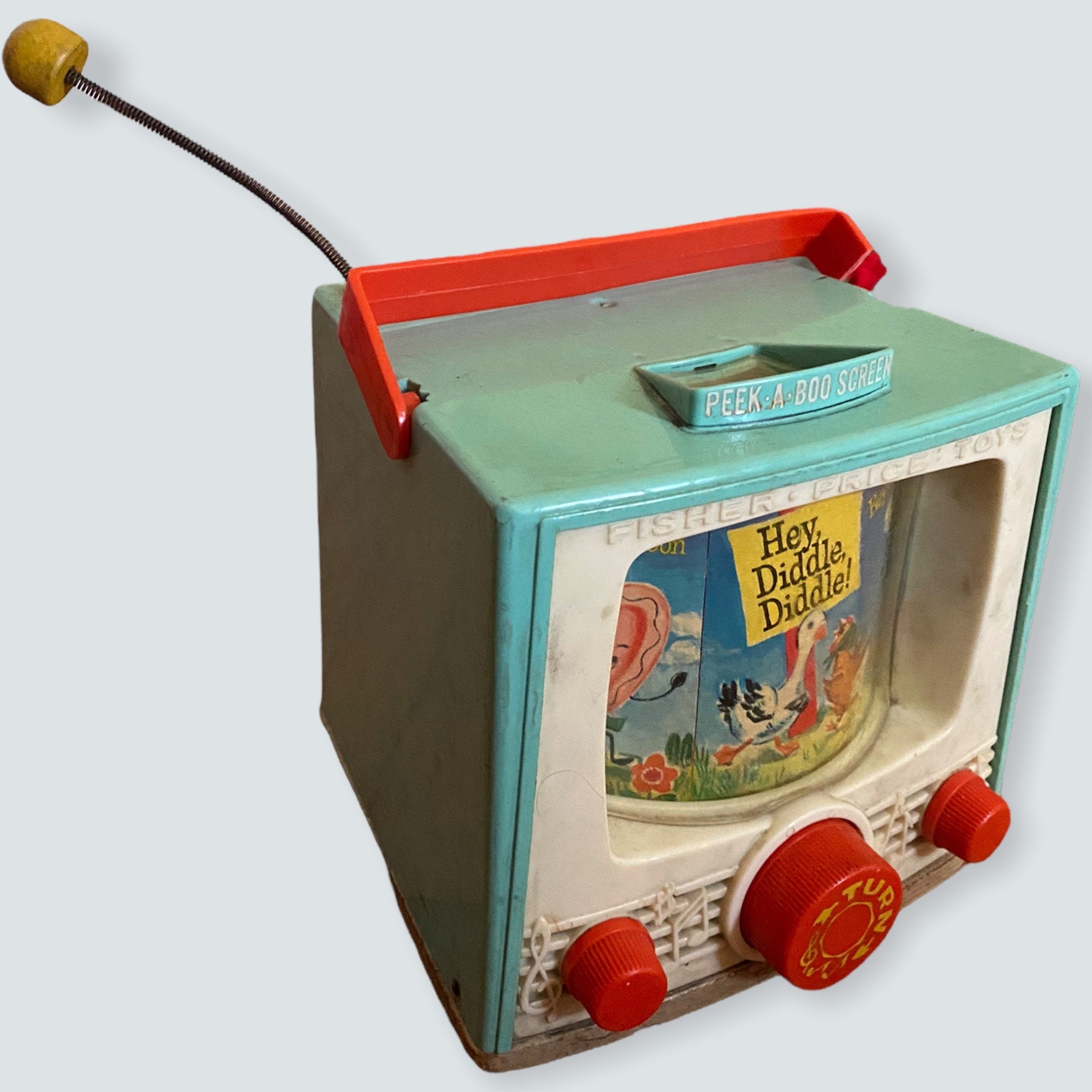 Vintage Fisher Price Diddle Diddle TV - Etsy