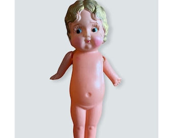 Anciennes Poupées Kewpie - Couple Mariés En Celluloïd - Japon Années 1920
