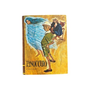 Livro vintage de Pinóquio