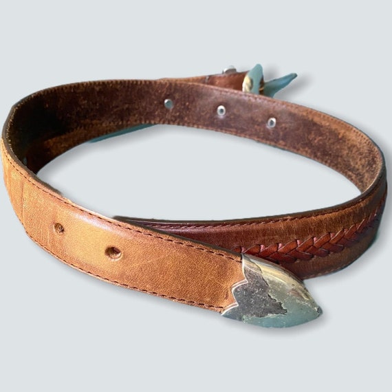 Vintage 1996 Leather Belt - image 2