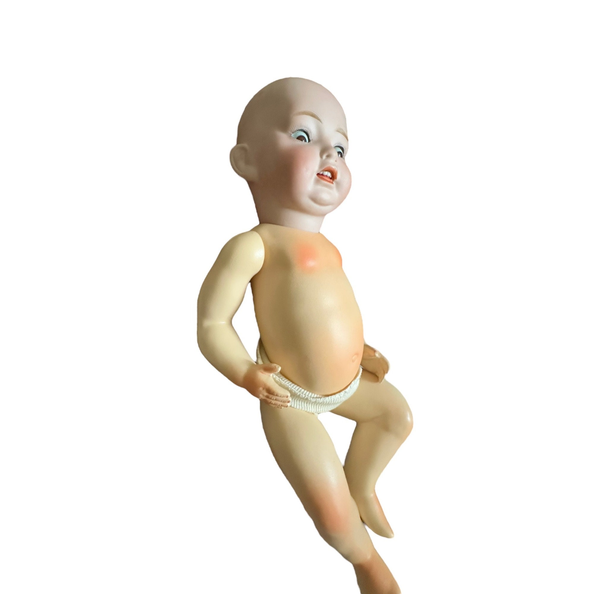 Poupée Ancienne Morimura Japon – Bébé Caractère Porcelaine 33 Cm – Années 1900