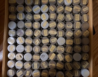 Wheat penny rolls by dates and eras