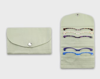 Eyeglass Topper Wallet, Travel Glasses Holder