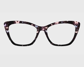 The Magical Nebula Butterfly Magnetic Glasses Toppers – Compatible with Pair's Frames