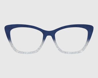 The Navy Gradient Magnetic Glasses Toppers – Compatible with Pair Eyewear Frames