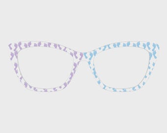 The Baby Footprints Magnetic Glasses Toppers – Compatible with Pair Eyewear Frames