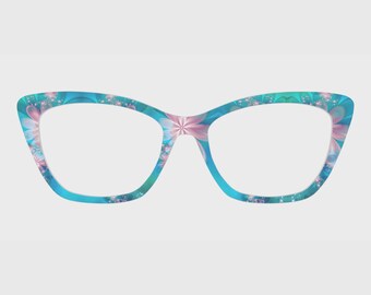 The Aurora Blossoms Magnetic Glasses Toppers – Compatible with Pair's Frames