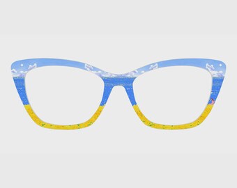 The Coastal Meadow Serenity Magnetic Glasses Toppers – Compatible with Pair's Frames