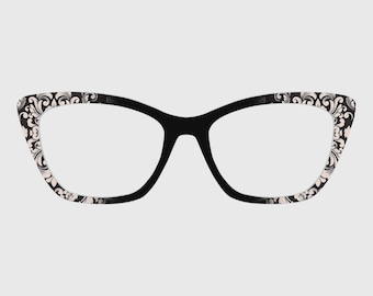 The Vintage Flowers Vertical Fade magnetische briltoppers – compatibel met brilmonturen