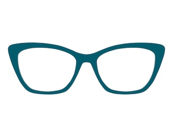 The Teal Magnetic Glasses Toppers – Compatible with Pair Eyewear Frames