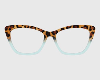 The Leopard Spot Texture Magnetic Glasses Toppers – Compatible with Pair Eyewear Frames