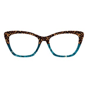 Blue Tortoise Eyeglass Frames - Etsy display picture 1
