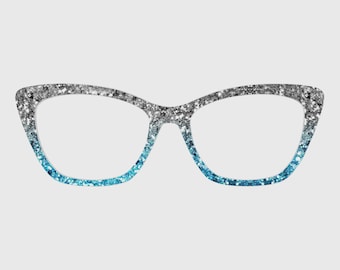 The Silver Blue Magnetic Glasses Toppers – Compatible with Pair Eyewear Frames