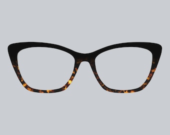 The Dark Gradient Tortoise Shell Magnetic Glasses Topper – Compatible with Pair Eyewear Frames