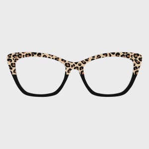The Leopard Split Magnetic Glasses Toppers – Compatible with Pair Eyewear Frames