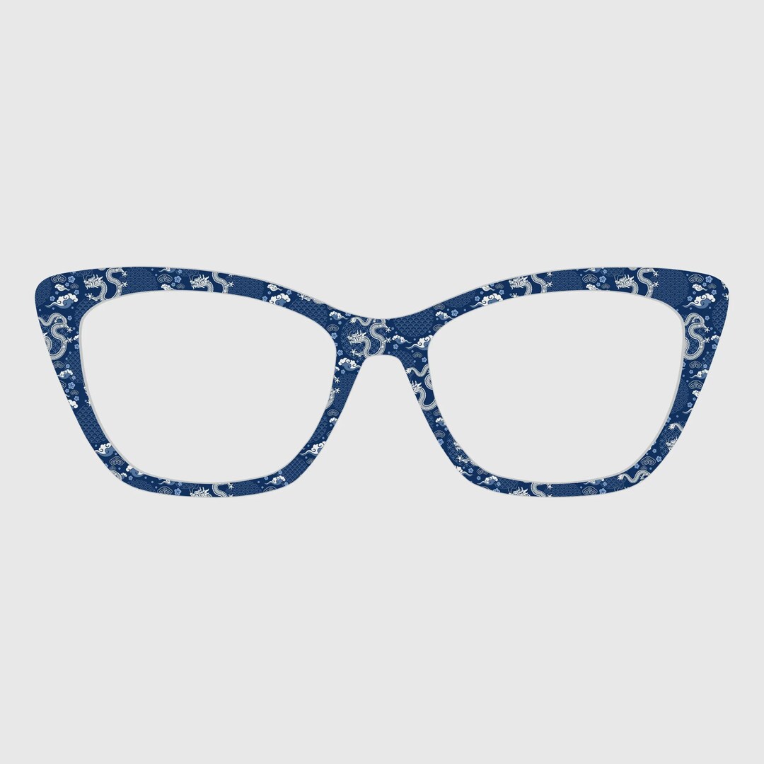 The Flying Dragon Cloud Pattern Magnetic Glasses Toppers – Compatible ...