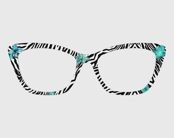 Adornos magnéticos para gafas The Untamed Bloom – Compatibles con monturas de gafas Pair