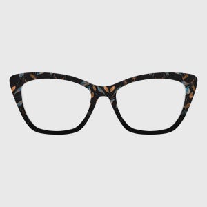 Adornos magnéticos para gafas con forma de hojas, sencillos y elegantes – Compatibles con monturas de gafas Pair