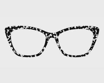 The Mono Print Elegance Magnetic Glasses Toppers – Compatible with Pair Eyewear Frames