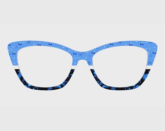 The Blue Cherry Tortoiseshell Magnetic Glasses Toppers – Compatible with Pair's Frames