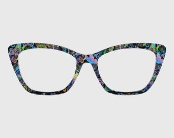 The Rainbow Butterfly magnetische briltoppers – compatibel met brilmonturen