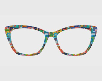The Colorful Character Charm Magnetic Glasses Toppers – Compatible with Pair's Frames
