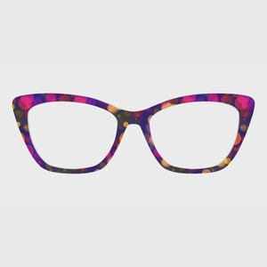 The Gorgeous Colorful Bubbles Magnetic Glasses Toppers – Compatible with Pair Eyewear Frames