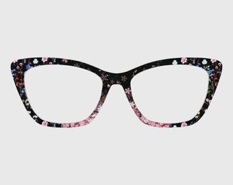 The Night Sky Florals magnetische briltoppers – compatibel met brilmonturen