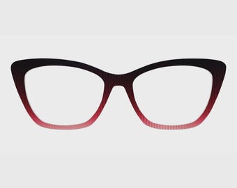 Topper magnetici per occhiali con stampa fosforescente color bordeaux – Compatibili con montature per occhiali
