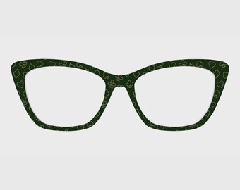 The Emerald Gold Elegance Magnetic Glasses Toppers – Compatible with Pair's Frames