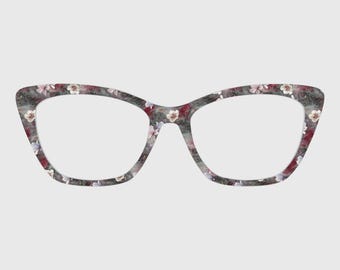 Adornos magnéticos para gafas Midnight Magnolia – Compatibles con monturas de gafas Pair