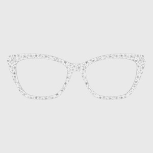 Adornos magnéticos negros con diseño de flor para gafas – Compatibles con monturas de gafas.