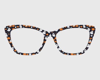 The Halloween Playful Ghosts Magnetic Glasses Toppers – Compatible with Pair Eyewear Frames