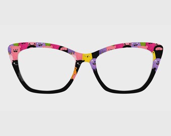 The Colorful Creature Charm Magnetic Glasses Toppers – Compatible with Pair's Frames