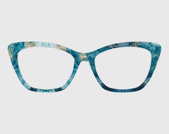The Deep-Sea Gold Streak Magnetic Glasses Toppers – Compatible with Pair Eyewear Frames