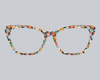 The Graffiti Flowers Magnetic Glasses Toppers – Compatible with Pair Eyewear Frames