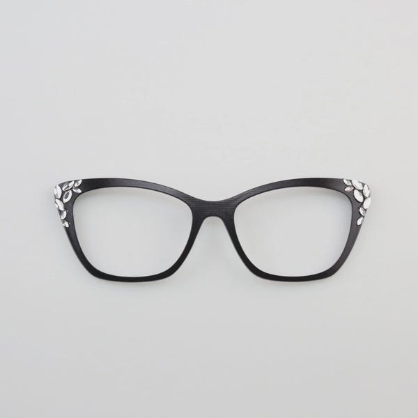Custom Rhinestone Magnetic Glasses Toppers – Compatible with Pair Eyewear Frames