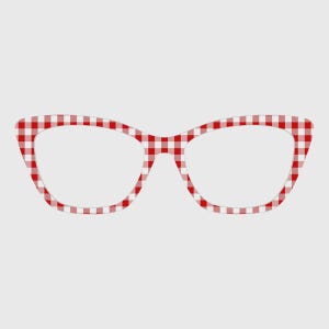 The Gingham Style Magnetic Glasses Toppers – Compatible with Pair's Frames