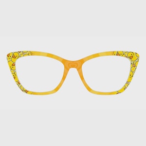 The Yellow Rubber Duck Gradient Print Magnetic Glasses Toppers – Compatible with Pair Eyewear Frames