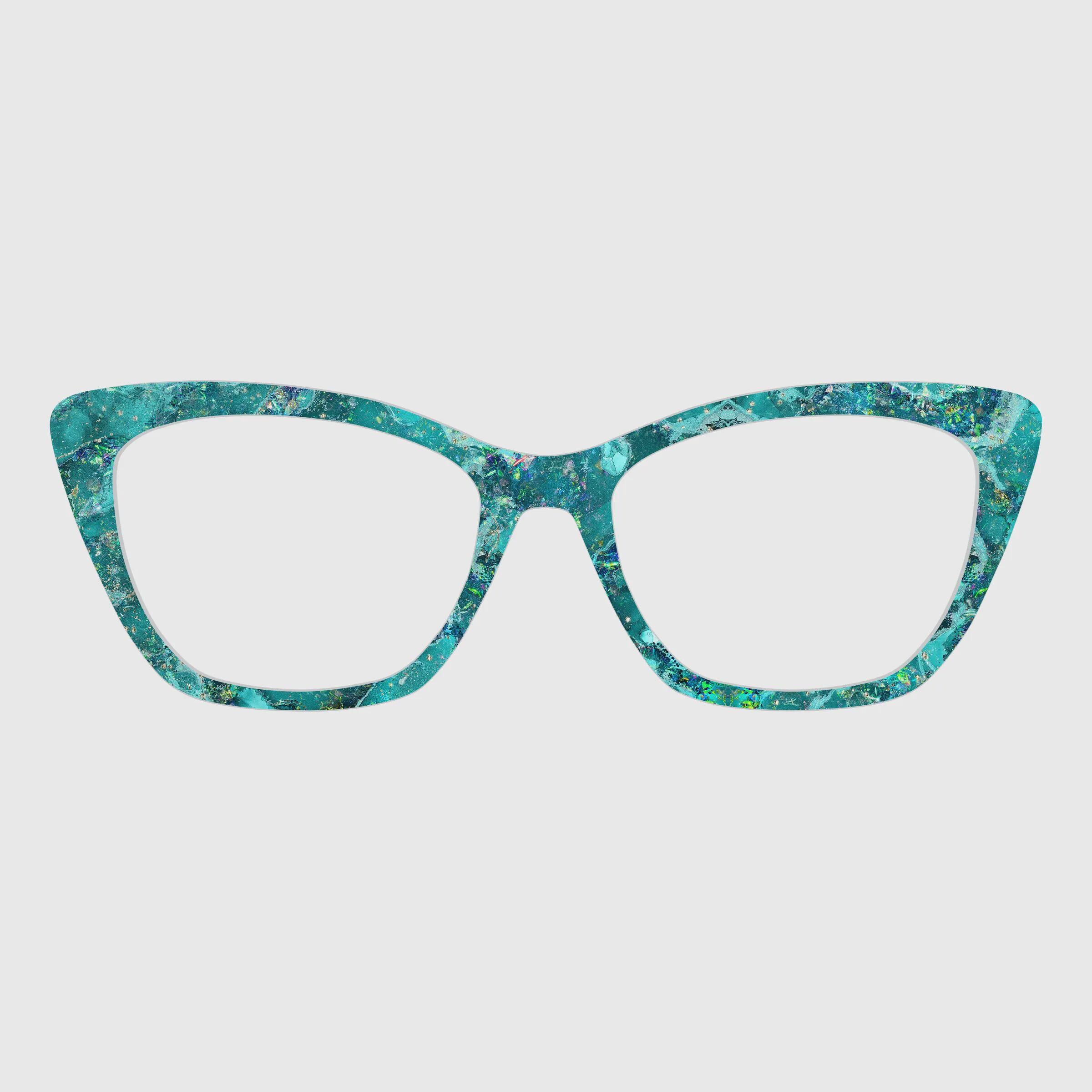 Turquoise Eyeglasses Frames - Etsy New Zealand display picture 2
