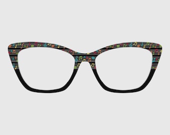 The Music Notes With Cracks Magnetische briltoppers – compatibel met brilmonturen