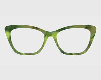 The Emerald Flow Geometry Magnetic Glasses Toppers – Compatible with Pair's Frames