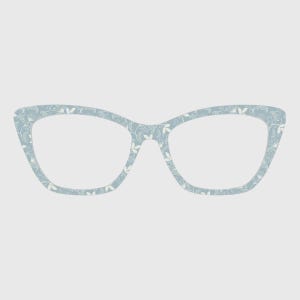 The Classical Luxury Old Fashioned Floral Ornament Magnetic Glasses Toppers – Compatible with Pair Eyewear Frames