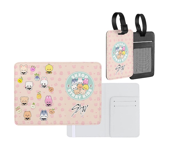 Custom SKZOO Passport Cover, SKZOO Luggage Tag, SKZOO Merch, Stray