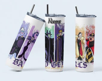 Custom Disney Bösewicht Becher, Cruella Ursula Böse Königin, Bösewicht Becher, Bösewicht Becher, passendes Familiengeschenk, Disney Urlaub Becher