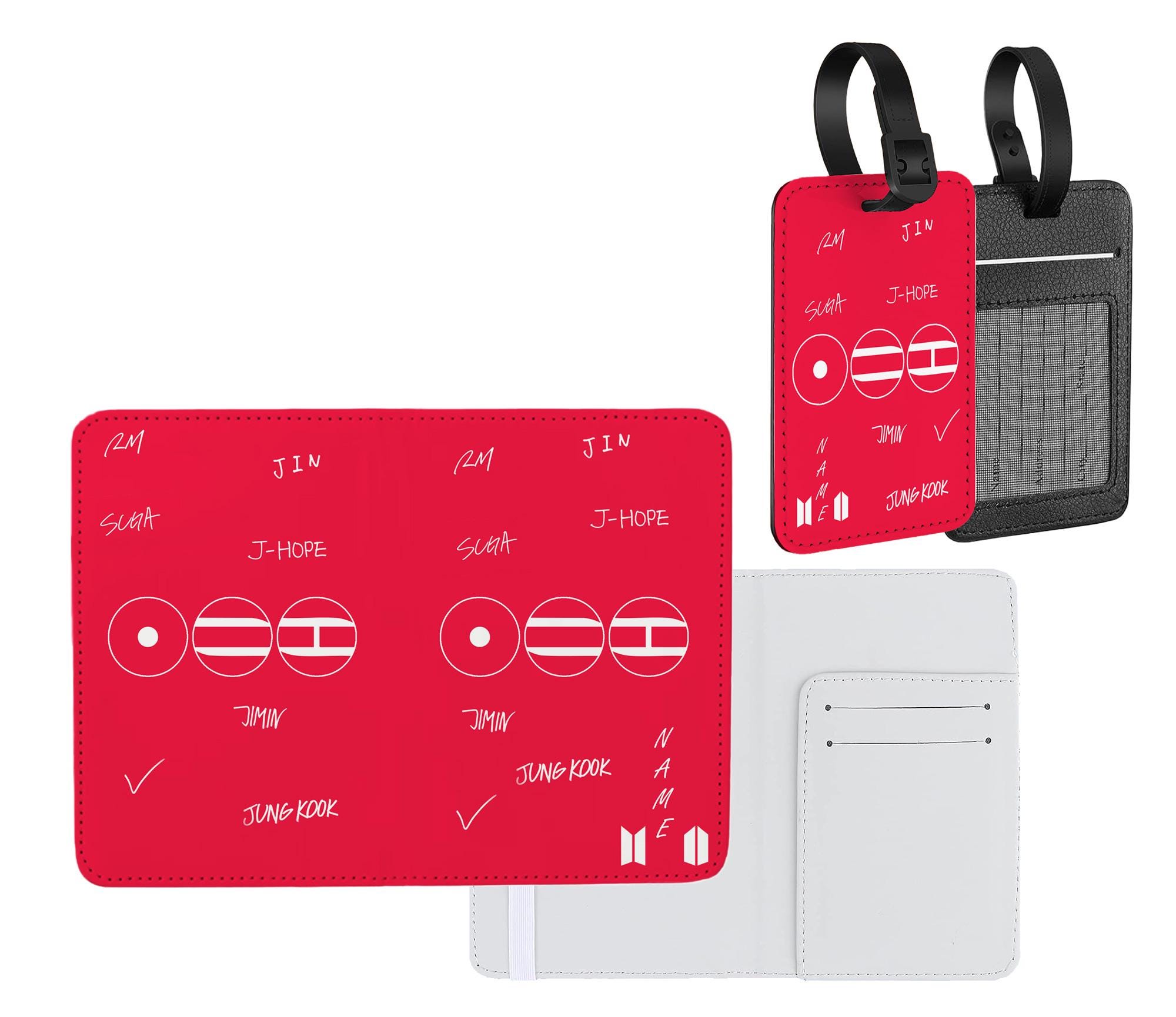 Bts Luggage Tags - Etsy