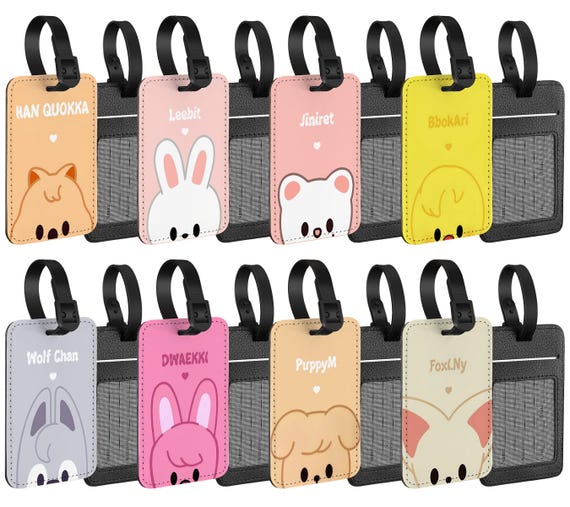 Custom SKZOO Passport Cover, SKZOO Luggage Tag, SKZOO Merch, Stray