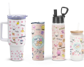 SKZOO Becher, Stray Kids Becher, SKZOO Flasche, Stray Kids Wasserflasche