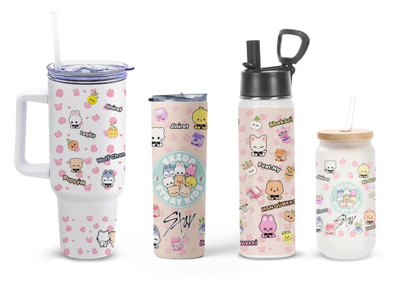 SKZOO Tumbler, Stray Kids Tumbler, SKZOO Bottle, Stray Kids Water